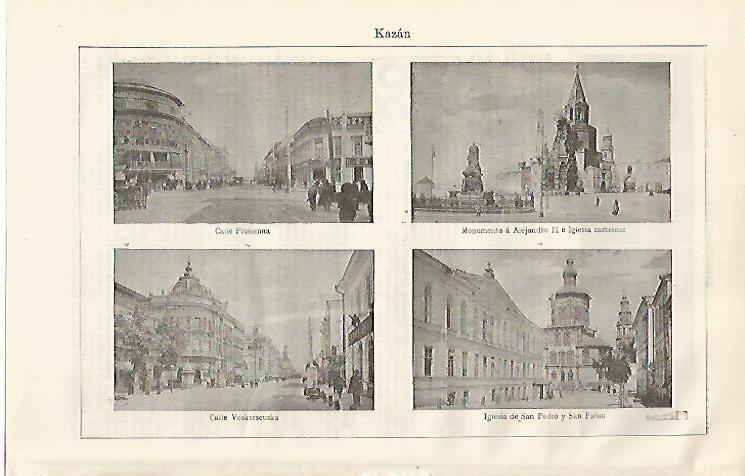 LAMINA ESPASA 21167: Vistas de Kazan Rusia