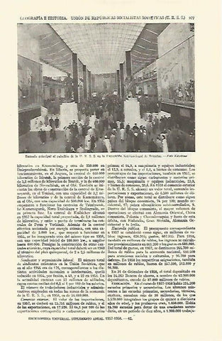 LAMINA ESPASA 21803: Pabellon de la URSS en Bruselas