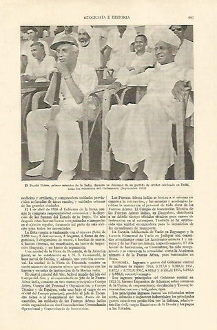 LAMINA ESPASA 22096: EL Pandit Nehru primer ministro de India