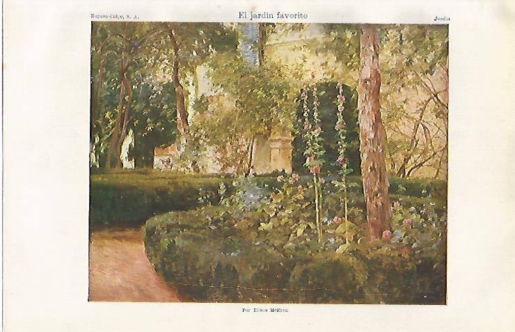 LAMINA ESPASA 20987: El jardin favorito por Meifren