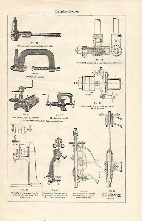 LAMINA ESPASA 22689: Partes de taladradoras