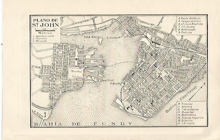 LAMINA ESPASA 22969: Plano de Saint John