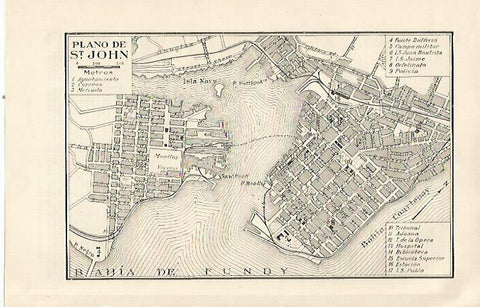 LAMINA ESPASA 22969: Plano de Saint John