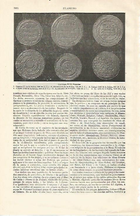 LAMINA ESPASA 20871: Monedas del Islam