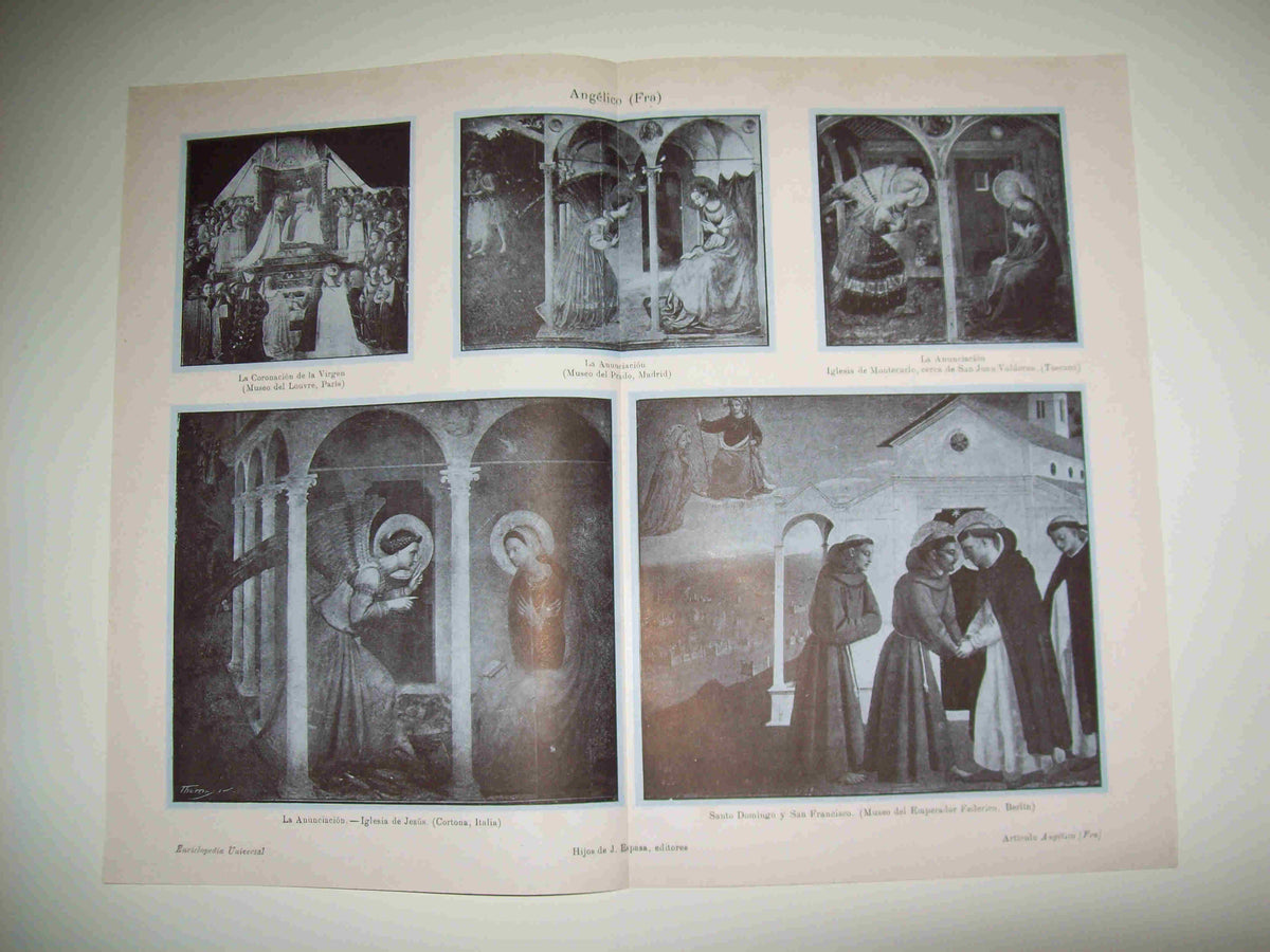 LAMINA ESPASA 23786: Obras de Fra Angelico
