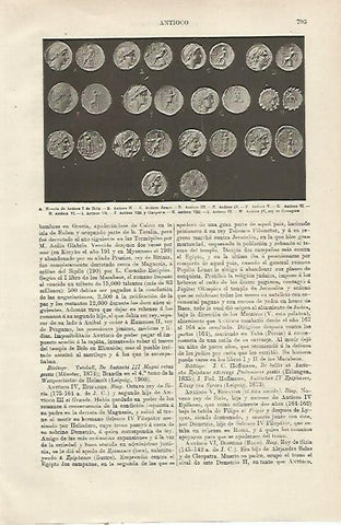 LAMINA ESPASA 23829: Monedas de Antioco