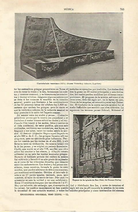 LAMINA ESPASA 24603: Clavicembalo veneciano del 1574
