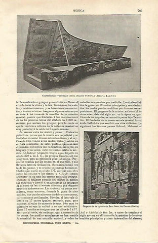 LAMINA ESPASA 24603: Clavicembalo veneciano del 1574
