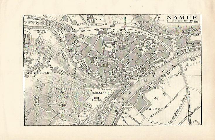 LAMINA ESPASA 24637: Plano de Namur