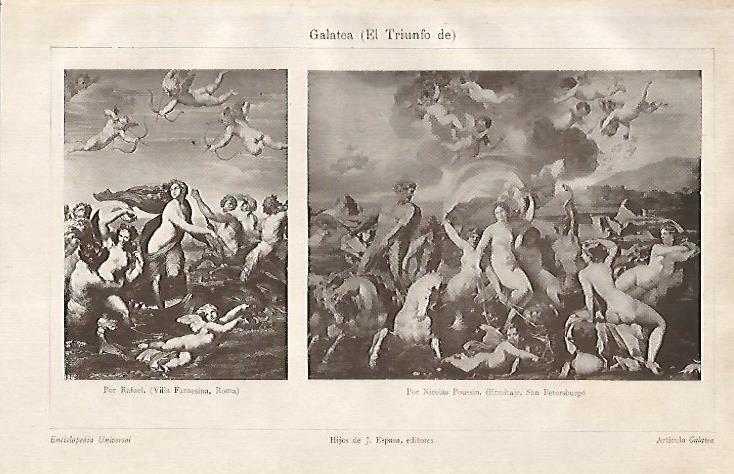 LAMINA ESPASA 24791: El triunfo de Galatea