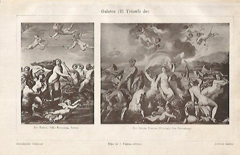 LAMINA ESPASA 24791: El triunfo de Galatea