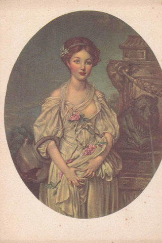 POSTAL 18882: GREUZE: LA CRUCHE CASSEE
