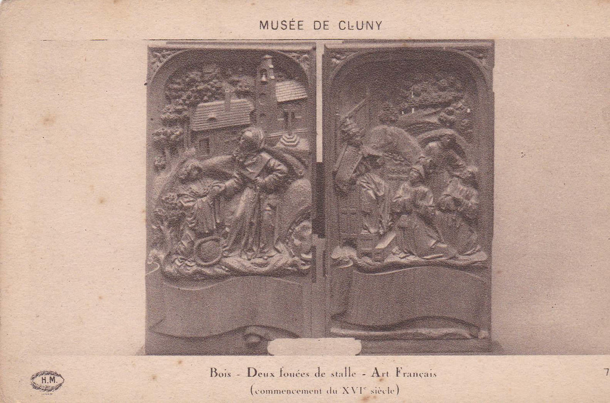 POSTAL 18888: BOIS: DEUX FOUEES DE STALLE