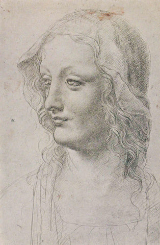 POSTAL 18919: LEONARDO: BUSTO DE MUJER