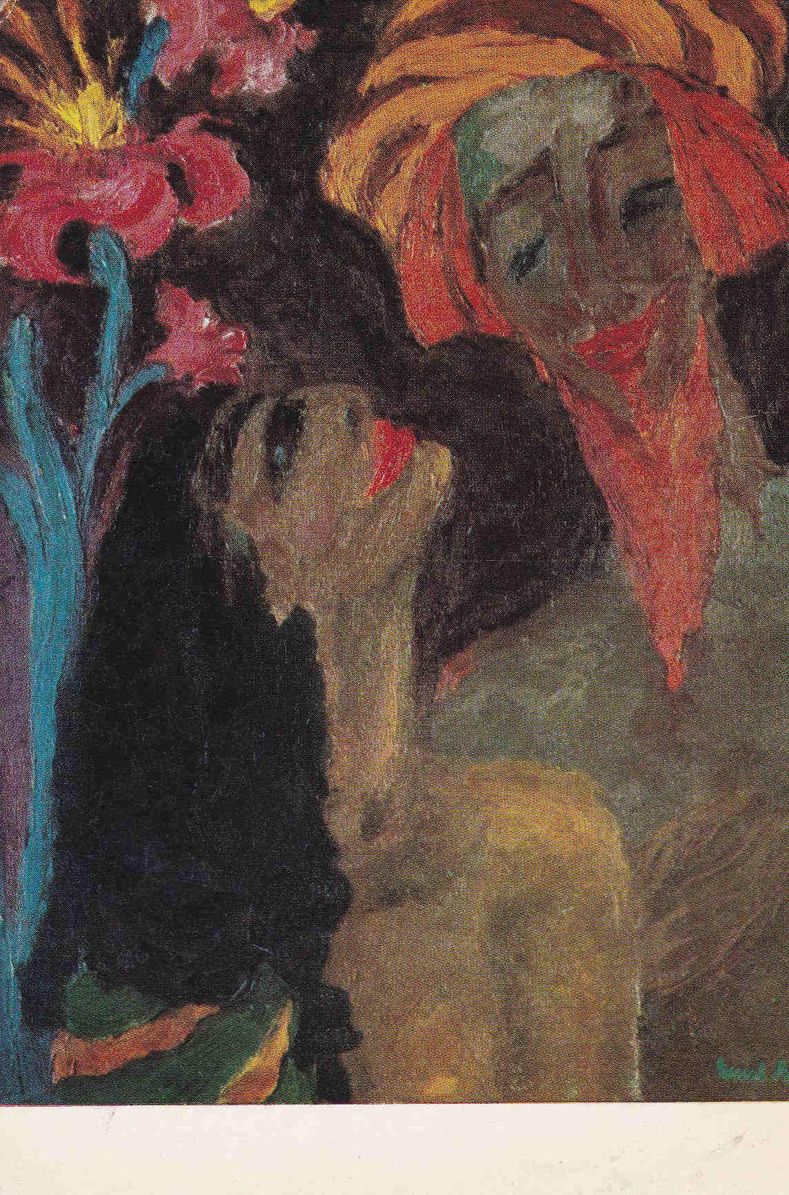POSTAL 18920: EMIL NOLDE: FURST UND GELIEBTE