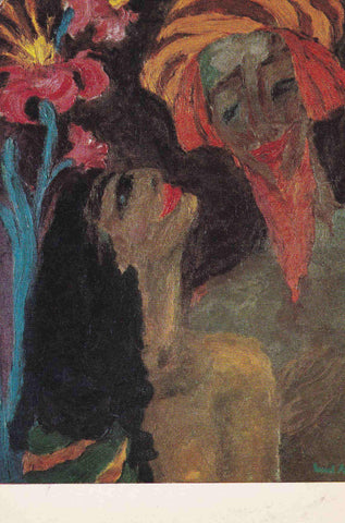 POSTAL 18920: EMIL NOLDE: FURST UND GELIEBTE
