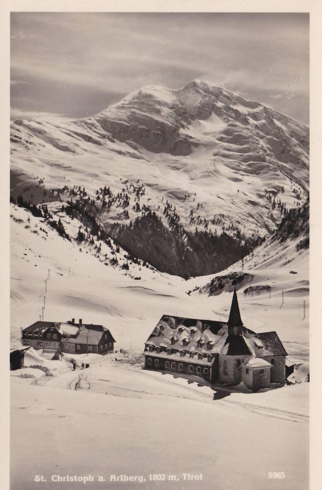 POSTAL 18943: TIROL: ST CHRISTOPH A ARIBERG