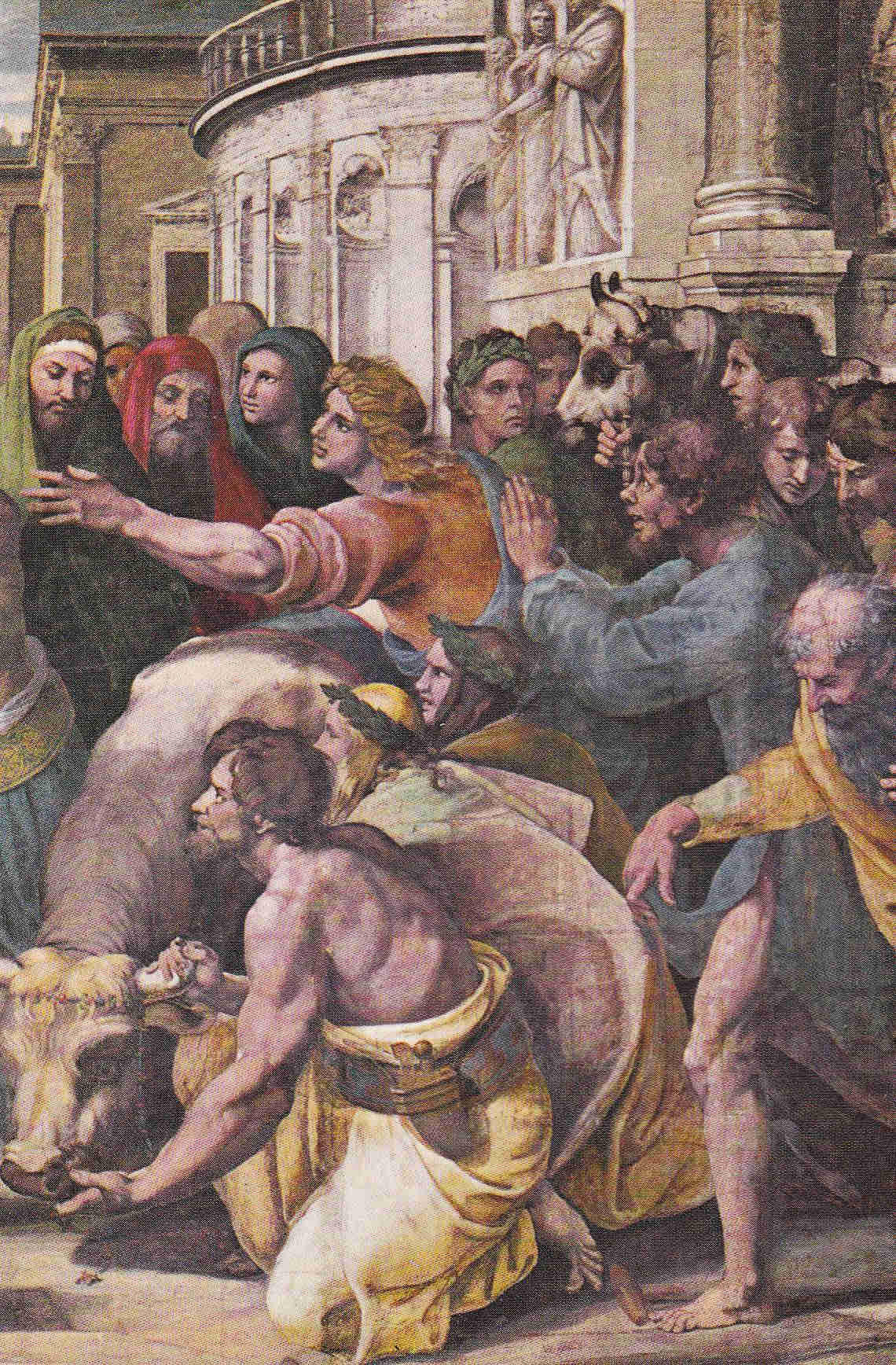 POSTAL 18944: RAPHAEL: SACRIFICIO EN LYSTRA