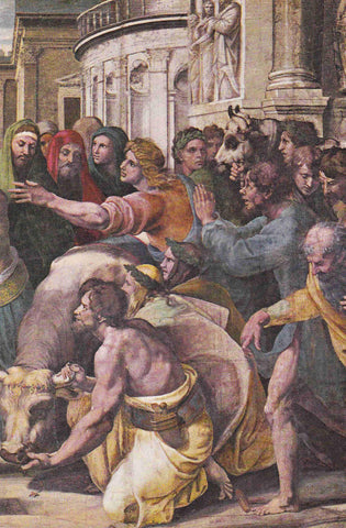 POSTAL 18944: RAPHAEL: SACRIFICIO EN LYSTRA