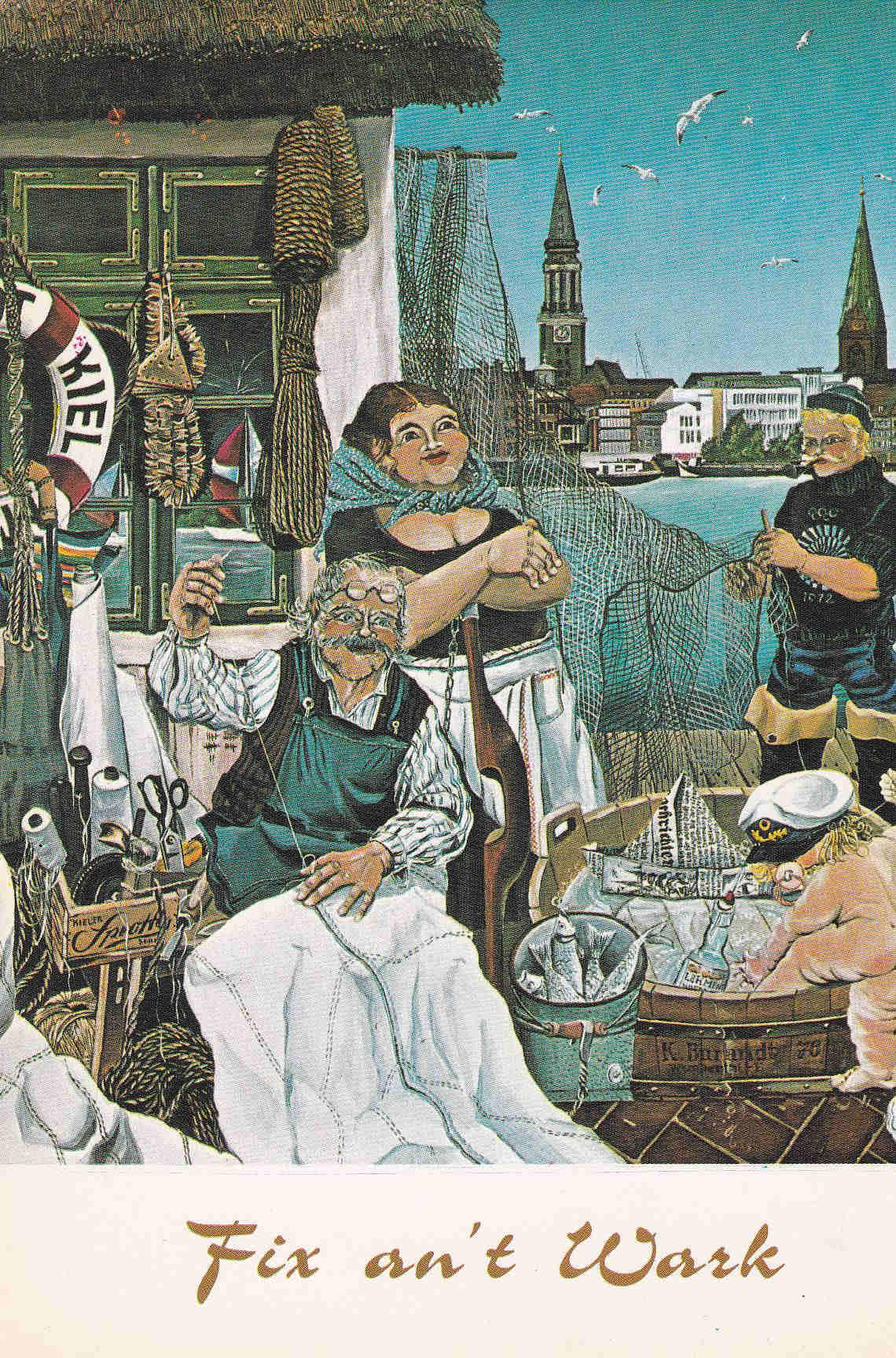 POSTAL 18952: KLAUS BURANDT: FIX AN T WARK