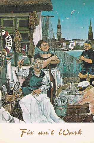 POSTAL 18952: KLAUS BURANDT: FIX AN T WARK