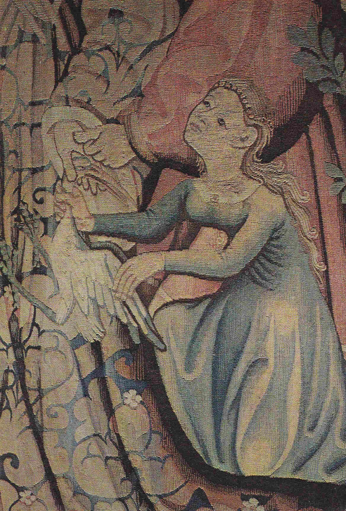 POSTAL 18955: VICTORIA AND ALBERT MUSEUM: JOVEN CAPTURA UN PAJARO