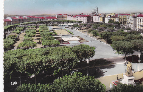POSTAL 18958: BEZIERS: PLAZA DE LA CIUDADELA