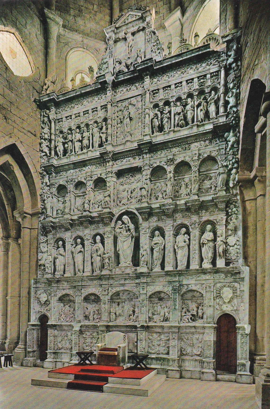 POSTAL 18974: MONASTERIO POBLET: RETABLO DAMIAN FORMENT