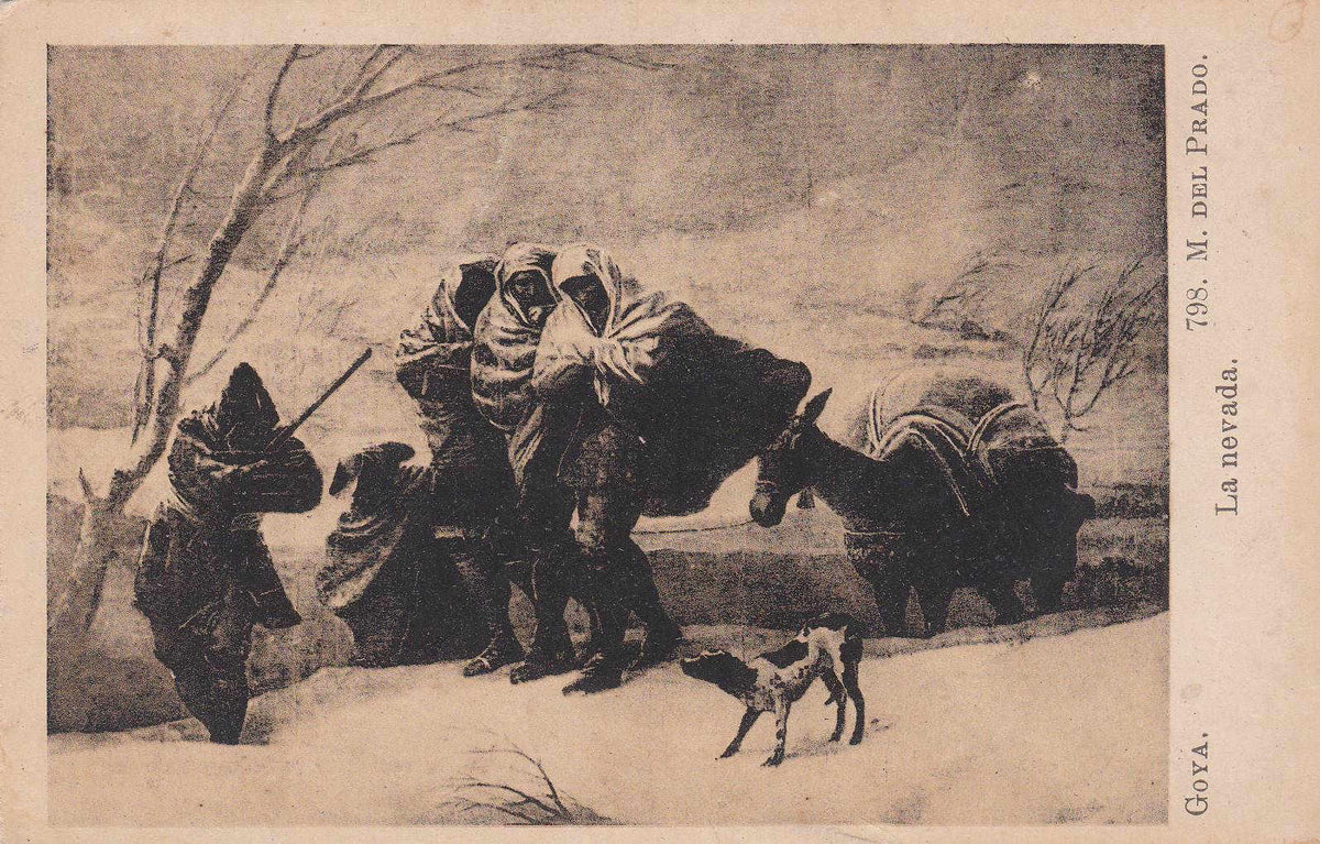 POSTAL 18982: GOYA: LA NEVADA