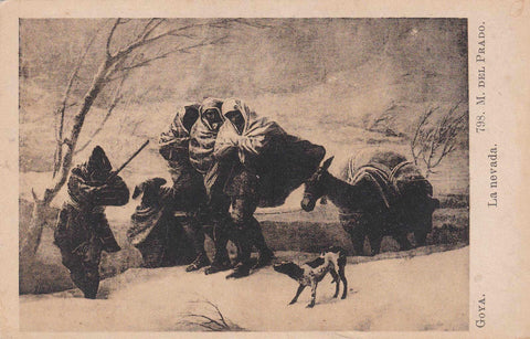 POSTAL 18982: GOYA: LA NEVADA
