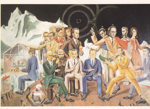POSTAL 18987: MAX ERNST: RENDEZ VOUS DER FREUNDE