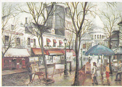 POSTAL 18989: PARIS: MONTMARTRE PLAZA DEL TEATRO