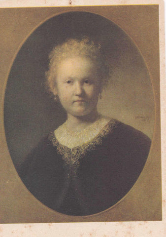 POSTAL 18991: REMBRANDT: RETRATO DE MUJER JOVEN