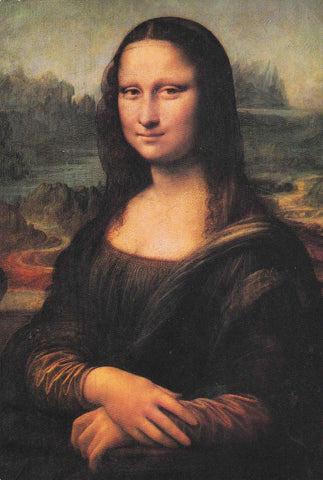 POSTAL 19002: LEONARDO DA VINCI: LA GIOCONDA