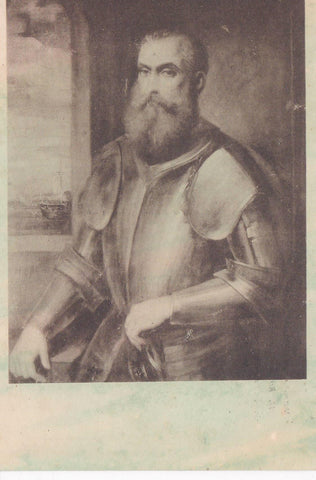 POSTAL 19011: JACOPO PALMA: RETRATO DEL ALMIRANTE ANDREA DORIA