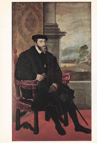 POSTAL 19022: TIZIANO VECELLIO: KAISER KARL