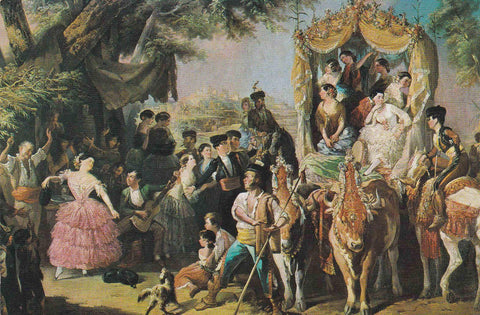 POSTAL 19032: M. RODRIGUEZ DE GUZMAN: LA FERIA SANTIPONCE