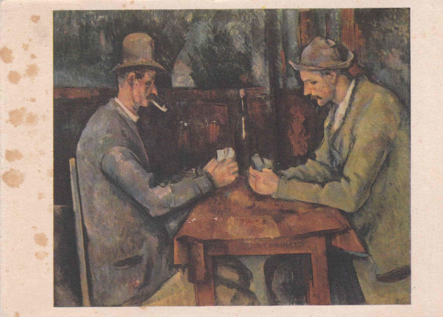 POSTAL 19033: PAUL CEZANNE: JUGADORES DE CARTAS