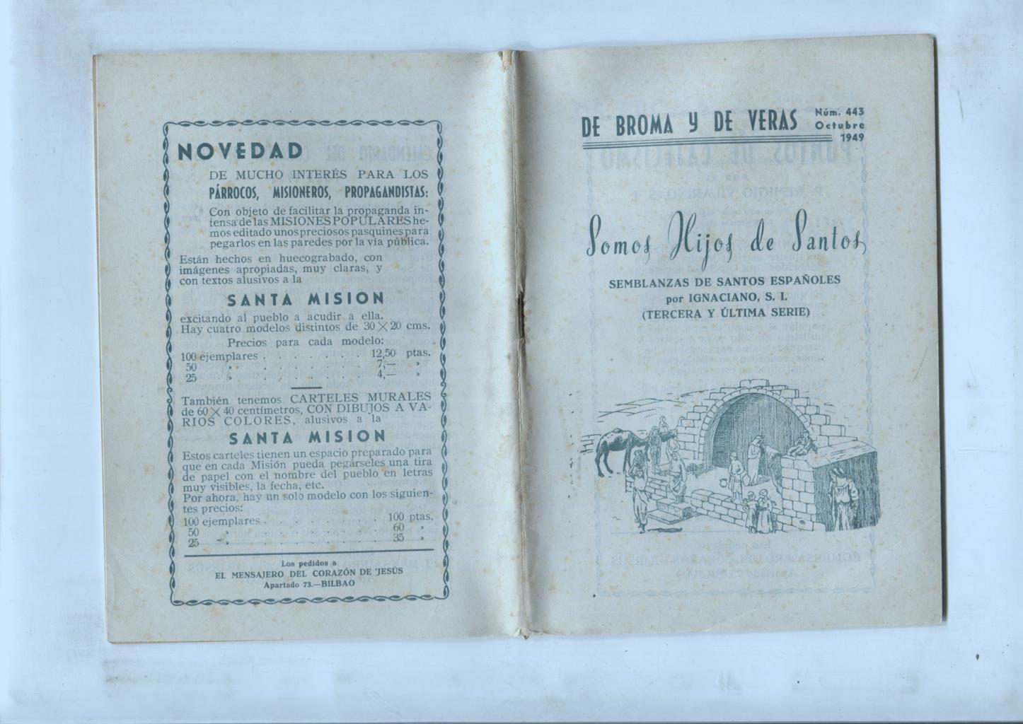 De Broma y de Veras numero 443: Somos Hijos de Santos