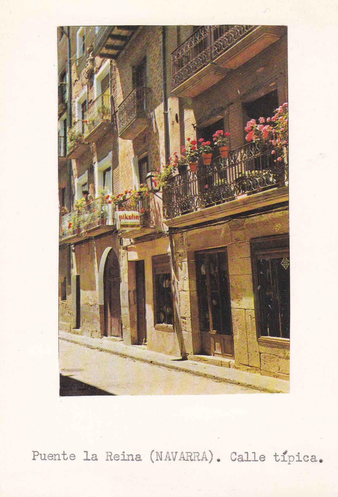 POSTAL 19054: NAVARRA: PUENTE DE LA REINA