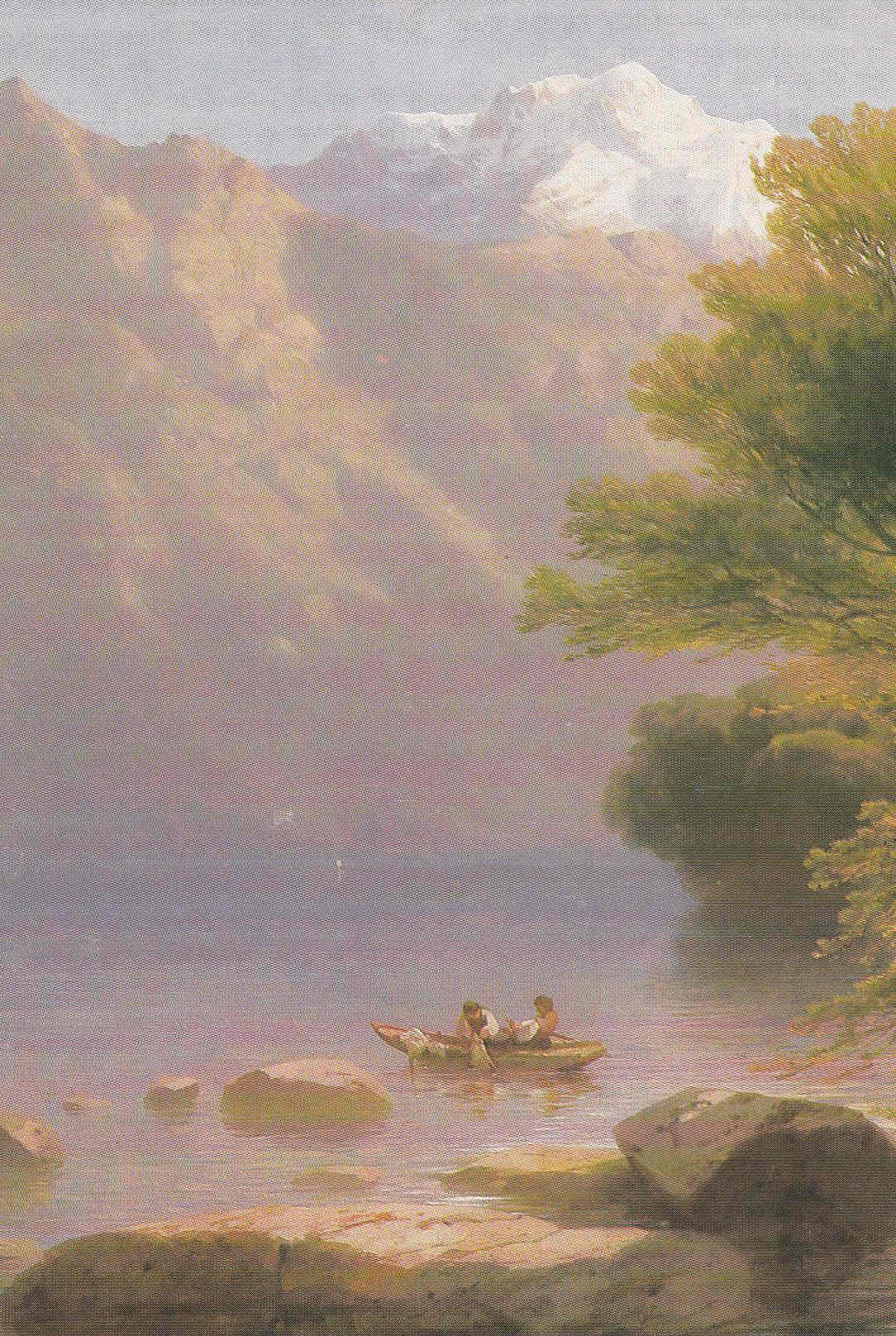 POSTAL 19080: ALEXANDRE CALAME: LAGO THUN