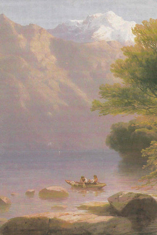 POSTAL 19080: ALEXANDRE CALAME: LAGO THUN