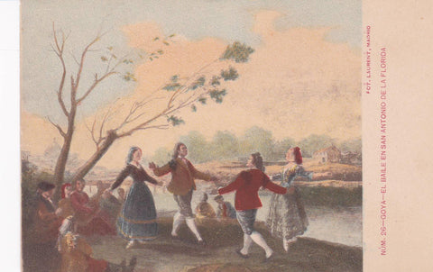 POSTAL 19081: GOYA: EL BAILE DE SAN ANTONIO DE FLORIDA