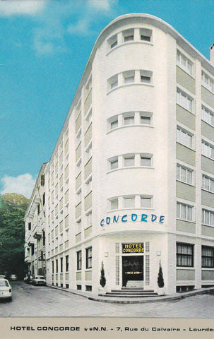 POSTAL 19098: LOURDES: HOTEL CONCORDE
