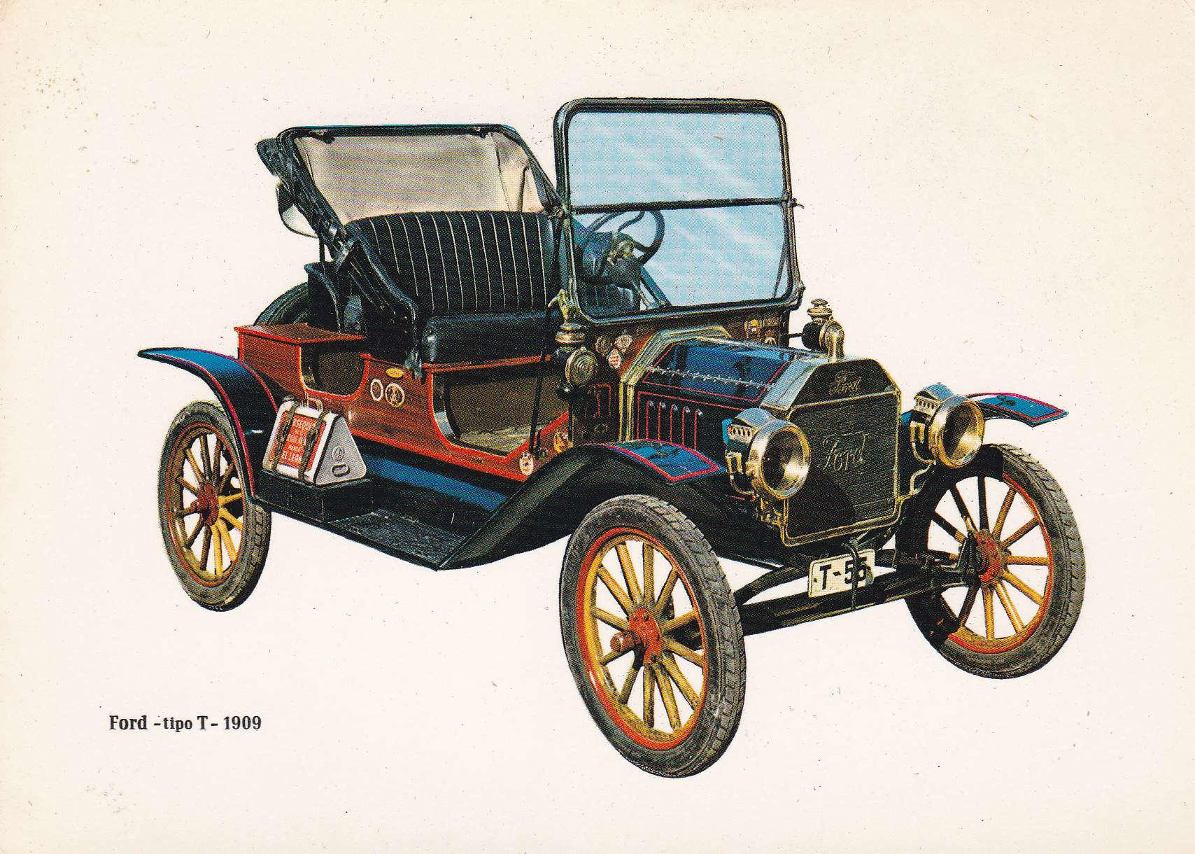 POSTAL 19105: FORD TIPO T-1909