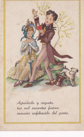 POSTAL 19106: POEMA FELICITACION 