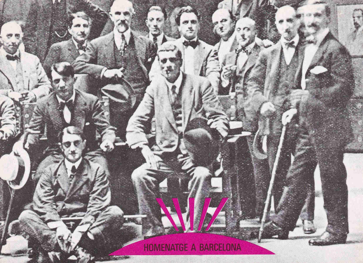 POSTAL 19120: EXPOSICION HOMENAJE A BARCELONA