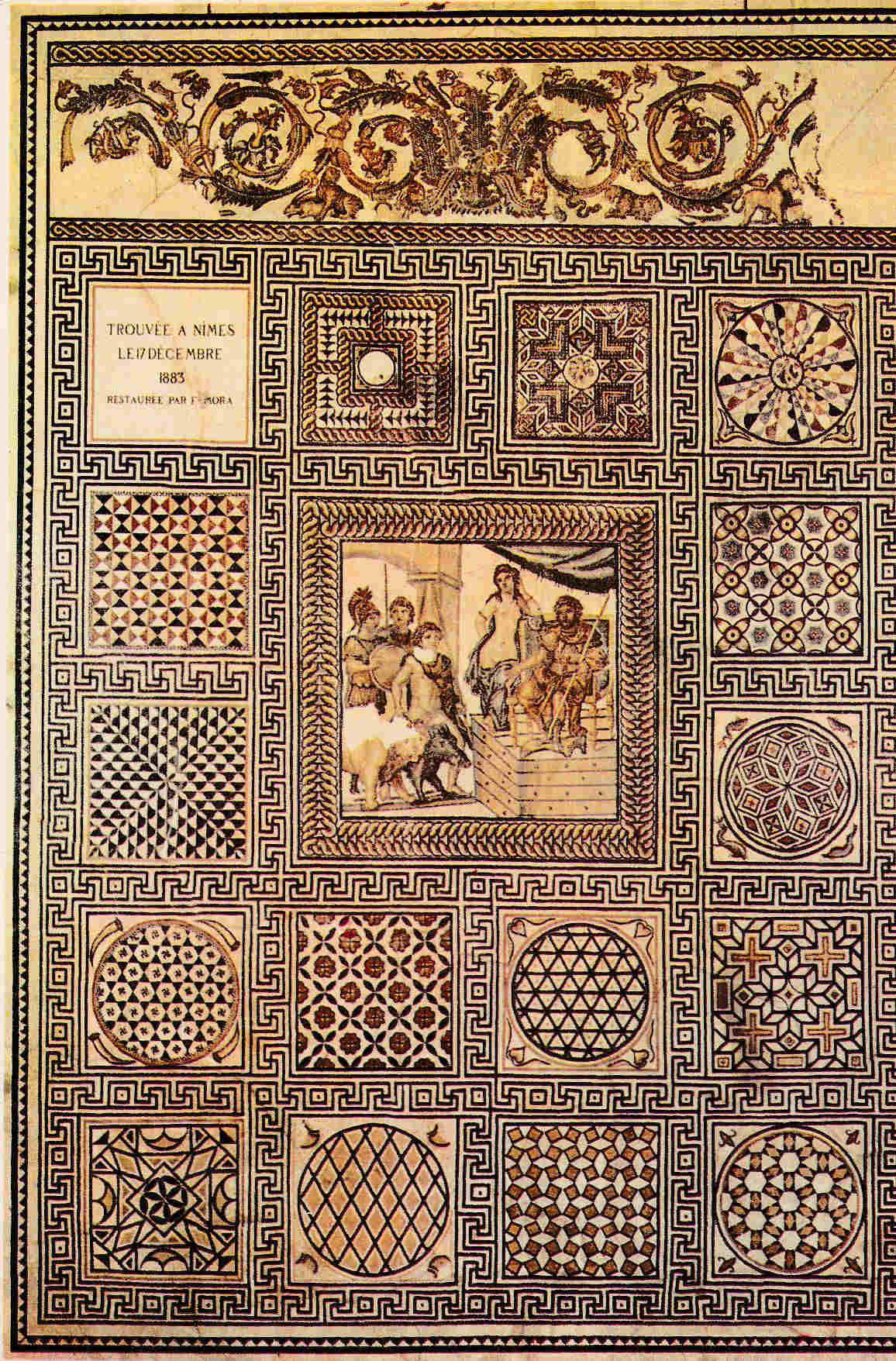 POSTAL 19122: MOSAICO DE NIMES