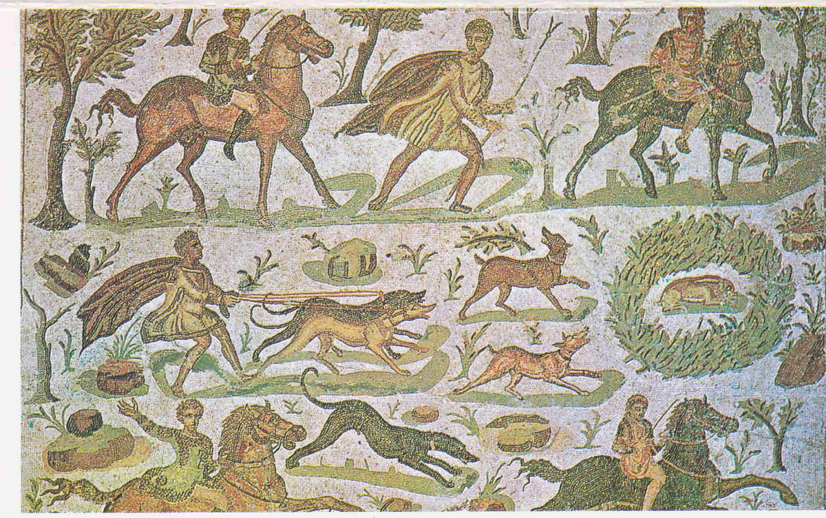 POSTAL 19127: SCENE DE CHASSE