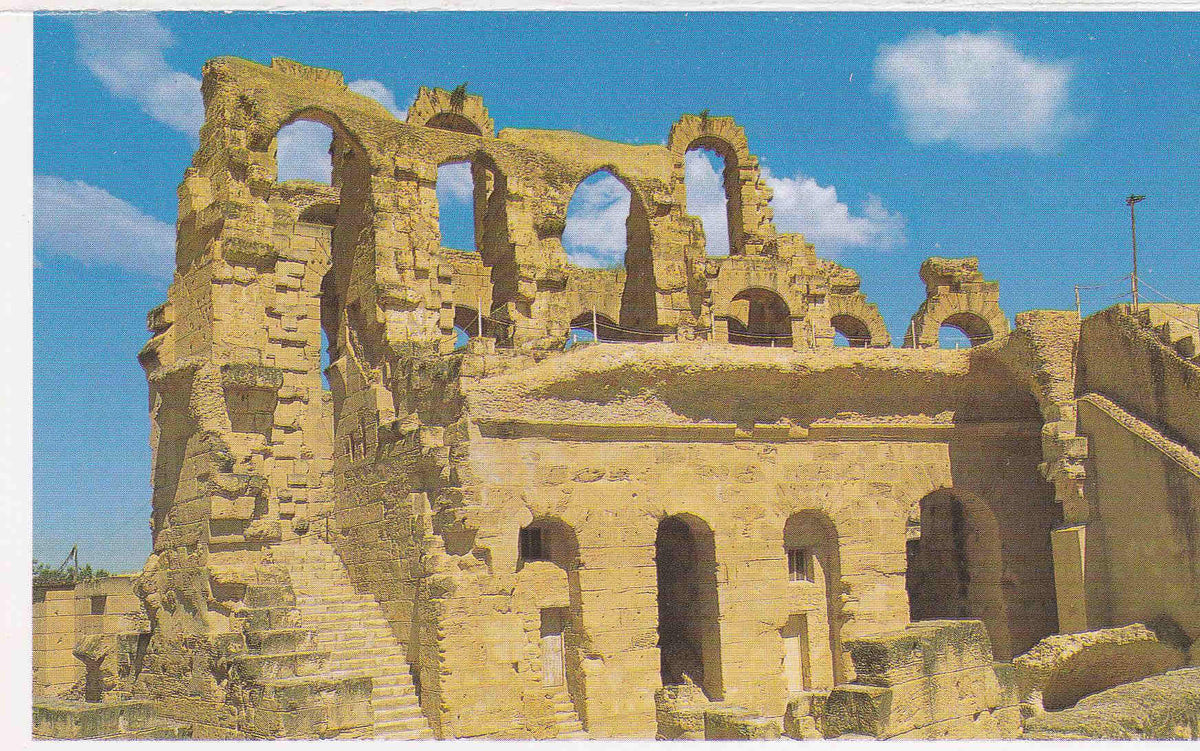 POSTAL 19130: AMFITEATRO DE JEM: VISTA DIURNA